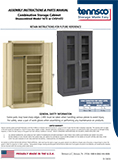 18"d Combination Storage Cabinet - Unassembled Models 1472 & CVD1472 (1760918)